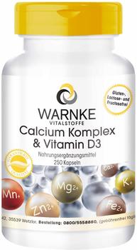 Warnke Gesundheit Calcium Komplex + D Kapseln (250 Stk.)