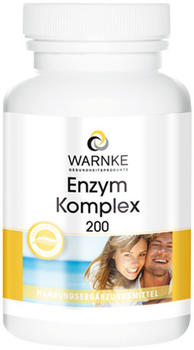 Warnke Gesundheit Enzym Komplex 200 Kapseln (100 Stk.)