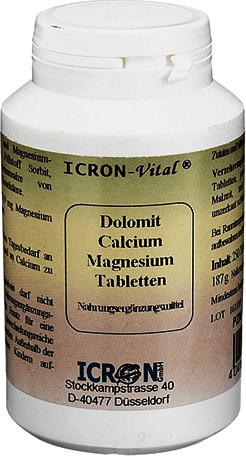 Axisis Dolomit Calcium Magnesium Tabletten Icron Vital (250 Stk.)