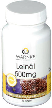 Warnke Gesundheit Leinoel 500 mg Kapseln (100 Stk.)