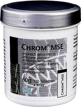 MSE Pharmazeutika Chrom III 50 µg Tabletten (120 Stk.)