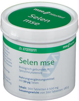 MSE Pharmazeutika Selen 50 µg Tabletten (360 Stk.)