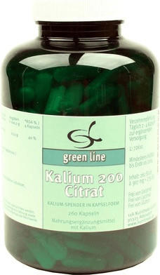 11 A Nutritheke Kalium 200 Citrat Kapseln (260 Stk.)