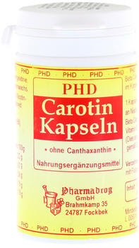 Pharmadrog Carotin Kapseln (180 Stk.)