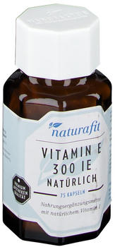 Naturafit Vitamin E 300 nat. Kapseln (75 Stk.)