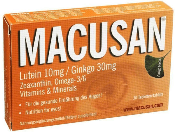 Agepha Macusan Tabletten (30 Stk.)
