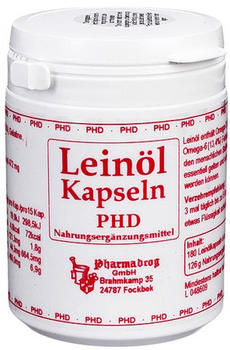 Pharmadrog Leinöl Kapseln (180 Stk.)