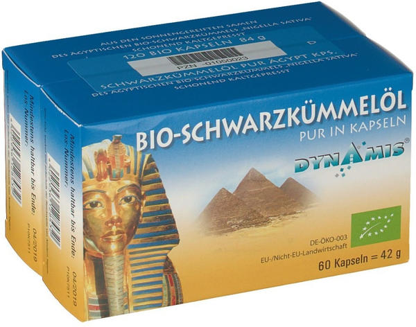 Dynamis Schwarzkümmel Ägypt Pur Kapseln (120 Stk.)