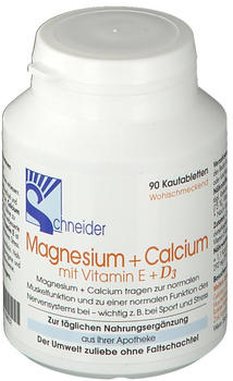 J. Schneider Magnesium + Calcium Kautabletten (90 Stk.)