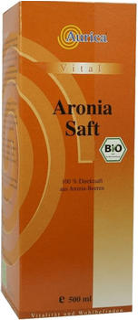 Aurica Aronia 100% Direktsaft Bio (500 ml)