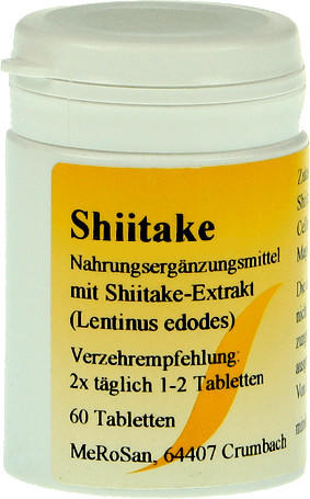 Merosan Shiitake-Tabletten (60 Stk.)
