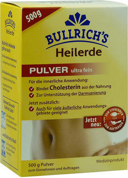 Delta Pronatura Bullrichs Heilerde Pulver zum Einnehmen u. Auftragen (500 g)