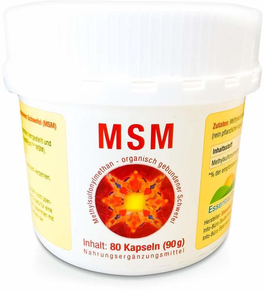 Allpharm Msm 1000 mg Kapseln (80 Stk.)
