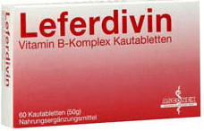 Asconex Leferdivin Vitamin B Komplex Kautablette (60 Stk.)