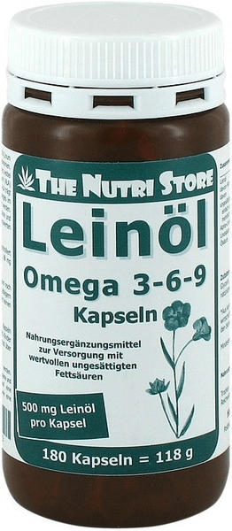 Hirundo Products Omega 3 6 9 500 mg Bio Kapseln (180 Stk.)