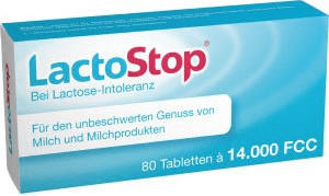 Hübner Lactostop 14.000 FCC Tabletten (80 Stk.)