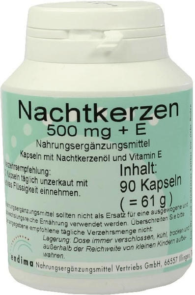 Endima Nachtkerzen Kapseln 500 mg + E (90 Stk.)