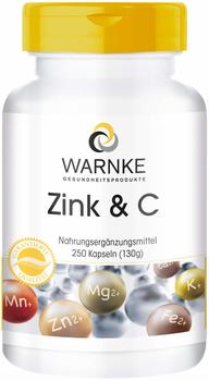 Warnke Gesundheit Zink & C Kapseln (250 Stk.)