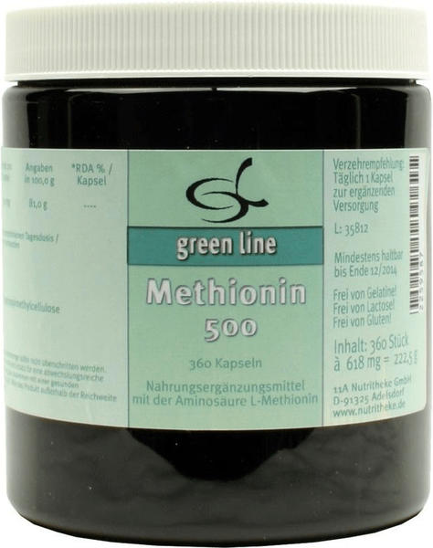11 A Nutritheke Methionin 500 Kapseln (360 Stk.)