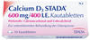 PZN-DE 00574505, STADA Consumer Health Calcium D3 STADA 600 mg/400 I.E. Kautabletten