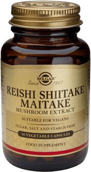 Solgar Reishi Shiitake Maitake Mushroom Extract Vegicaps (50 Stk.)