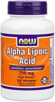 Now Foods Alpha Lipoic Acid 250mg Capsules (120 pcs)