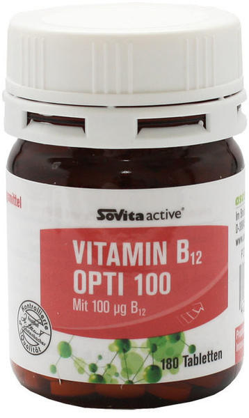 Ascopharm Sovita active Vitamin B12 OPTI 100 Tabletten (180 Stk.) Test ❤️  Testbericht.de November 2021