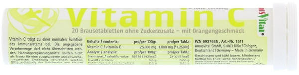 AmosVital Vitamin C 1000 mg Brausetabletten (20 Stk.)