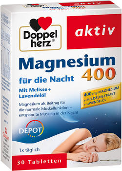Doppelherz Magnesium 400 für die Nacht Tabletten (30 Stk.)