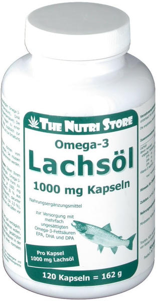 Hirundo Products Omega 3 Lachsöl 1000 mg Kapseln (120 Stk.)