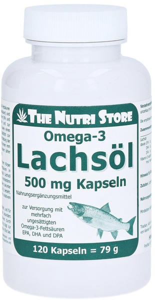 Hirundo Products Omega 3 Lachsöl 500 mg Kapseln (120 Stk.)
