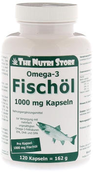 Hirundo Products Omega 3 Fischöl 1000 mg Kapseln (120 Stk.)