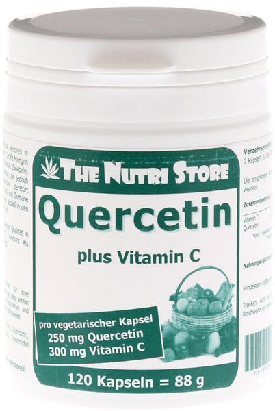Hirundo Products Quercetin 250 mg plus Vitamin C 300 mg Kapseln (120 Stk.)