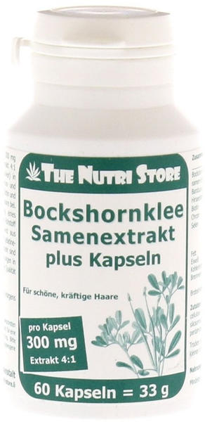 Hirundo Products Bockshornklee 300 mg Samenextrakt plus Kapseln (60 Stk.)