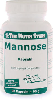 Hirundo Products Mannose 500 mg vegetarische Kapseln (90 Stk.)