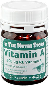 Hirundo Products Vitamin A 800 µg RE Kapseln (120 Stk.)