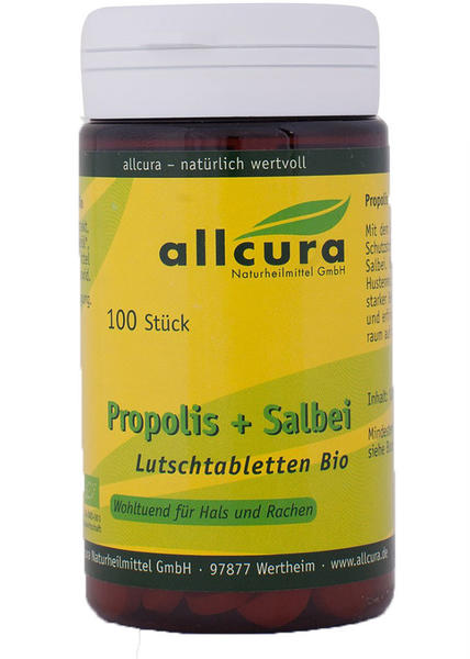 Allcura Propolis Salbei Lutschtabletten (100 Stk.)