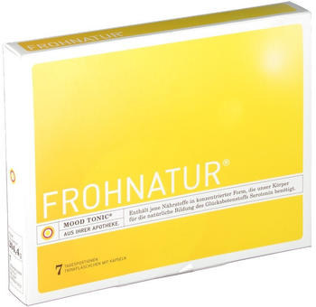Frohnatur Mood Tonic Trinkfl&auml;schen mit Kapseln Tagesportionen (7 Stk.)