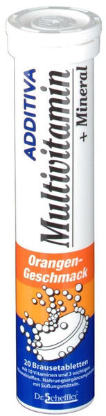 Dr. Scheffler Additiva Multivitamin + Mineral Orange R Brausetabletten (20 Stk.)