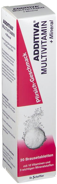 Dr. Scheffler ADDITIVA Multivitamin + Mineral Pfirsich R Brausetabletten (20 Stk.)