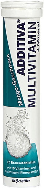 Dr. Scheffler ADDITIVA Multivitamin + Mineral Mango R Brausetabletten (20 Stk.)