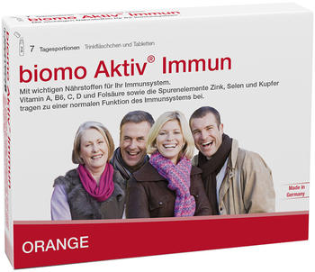 biomo-vital Aktiv Immun Trinkfläschchen + Tabletten 7-Tages-Kombi