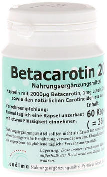Endima Betacarotin 2000 Kapseln (60 Stk.)