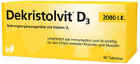 Hübner Dekristolvit D3 2.000 I.E. Tabletten (90 Stk.)