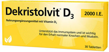 Hübner Dekristolvit D3 2.000 I.E. Tabletten (30 Stk.)