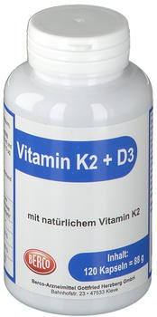 Berco Vitamin K2 + D3 Kapseln (120 Stk.)