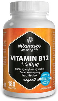 Vitamaze Vitamin B12 1000 µg (180 Stk.)