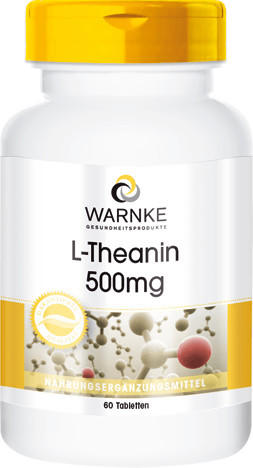 Warnke Gesundheit L-Theanin 500mg Tabletten (60 Stk.)