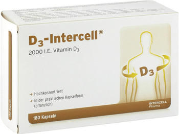 Intercell Pharma D3-Intercell 2000 I.E. Kapseln (180 Stk.)