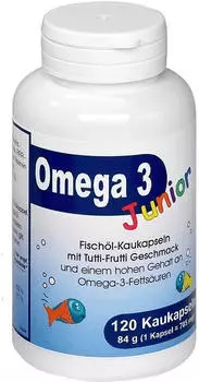 Berco Omega 3 Junior Kaukapseln (120 Stk.)